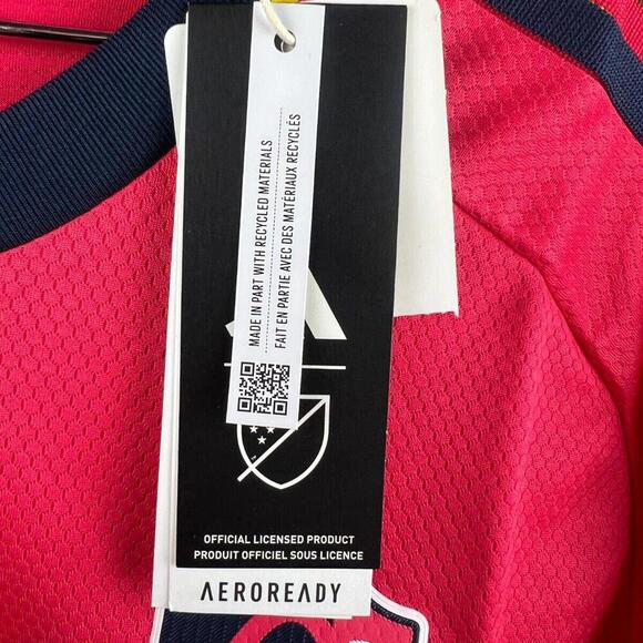 MLS St. Louis City SC Adidas 2023 CITY Kit AUTHENTIC Red Jersey Mens LARGE NWT - Picture 6 of 9